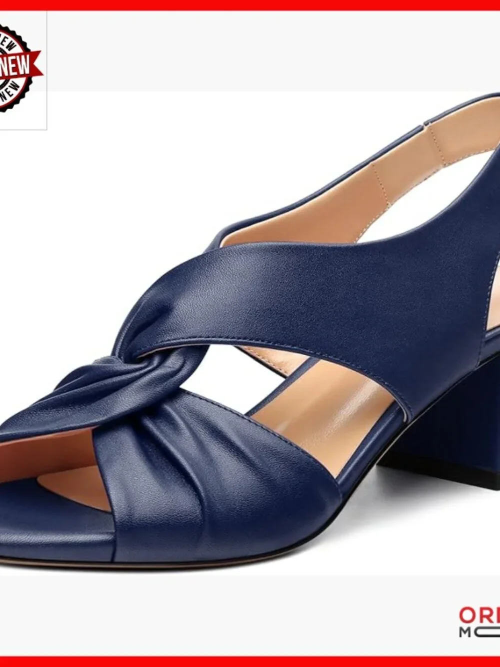 Chunky Block Heel Sandals, 2-Inch Heels, Adjustable Ankle Strap, Dress Party